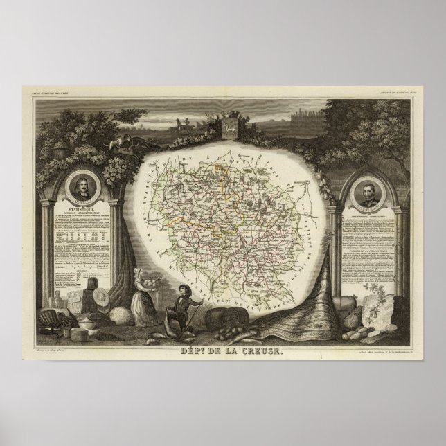 Poster Mapas ocos (Frente)