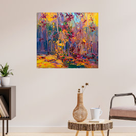 Poster Maple Saplings Outubro | Tom Thomson |