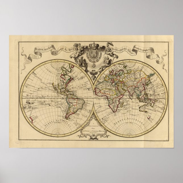 Póster Mappemonde (Frente)