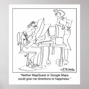 Poster Mapquest Directions to Felicidade