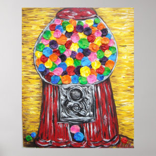 Poster Máquina Bubblegum