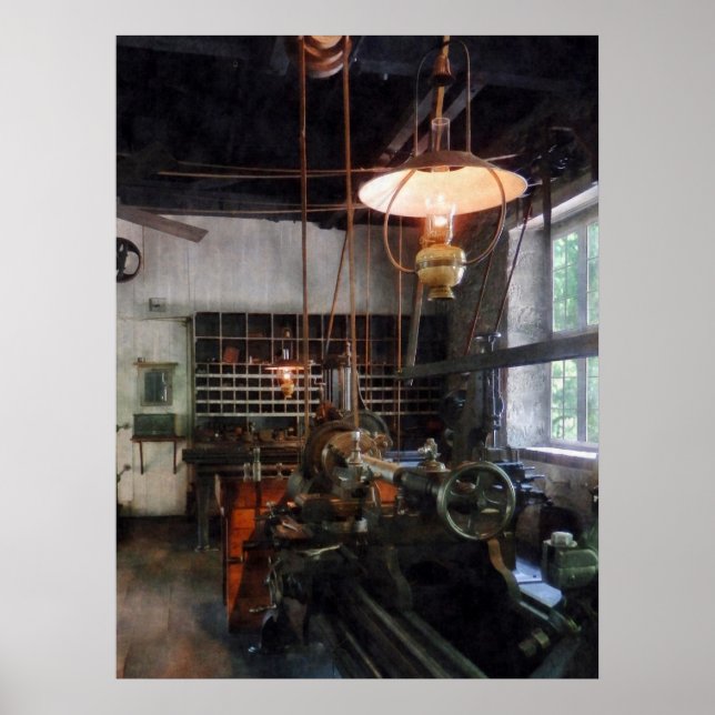 Póster Máquina Comprada com Lanterna (Frente)