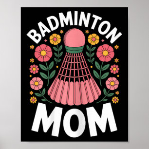 Poster Máquina de Badminton Mãe Caminhão Engraçado Badmin