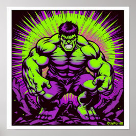 POSTER MÁQUINA DE COMBATE VERDE MÉDIO-2