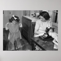 Máquina de costura antiga: 1940