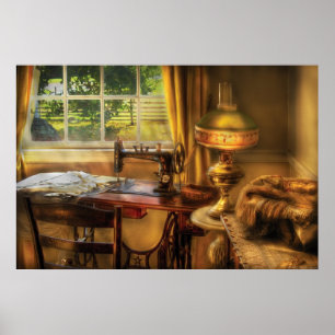 Póster Máquina de costura - máquina de costura domésti