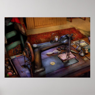 Póster Máquina de costura - projeto Sewing
