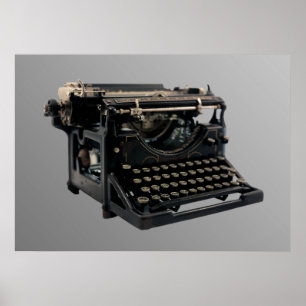 Poster Máquina de escrever velha
