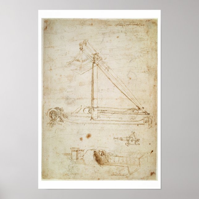 Póster Máquina de guerra (lápis no papel) (Frente)