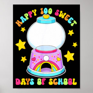Poster Máquina de gumball vazia engraçada de 100 dias de 