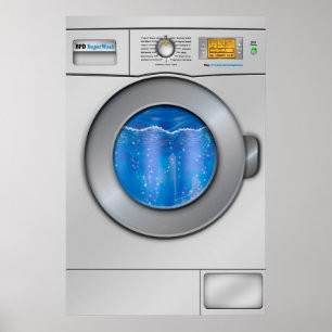 Póster Máquina de lavar