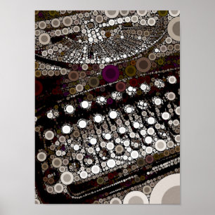 Póster Máquina de Máquina de Máquina de Máquina Moderna d