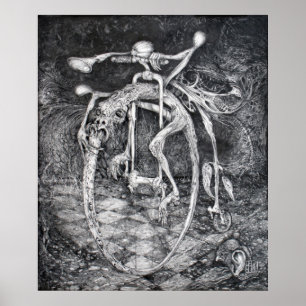 PÓSTER MÁQUINA DE MOÇÃO PERPETUAL DE OUROBOROS