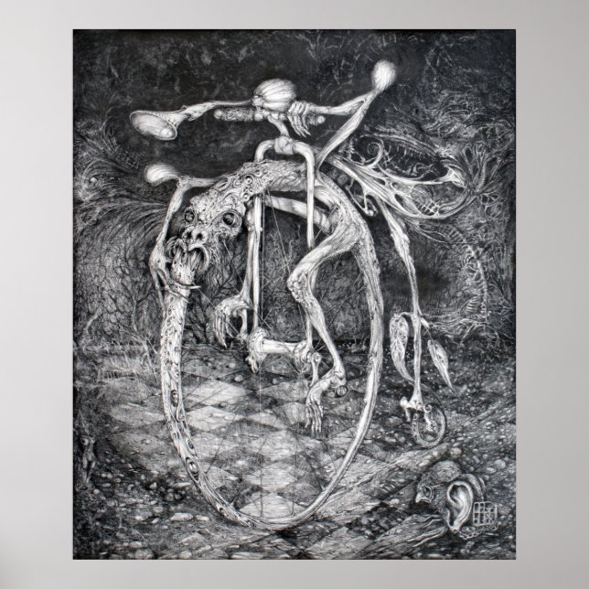 PÓSTER MÁQUINA DE MOÇÃO PERPETUAL DE OUROBOROS (Frente)