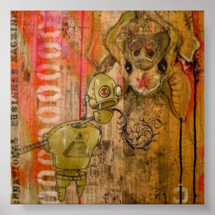 Póster Máquina de negócio internacional