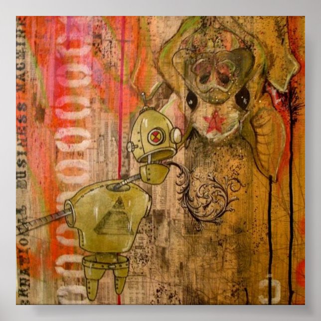 Póster Máquina de Negócios Internacional (Frente)