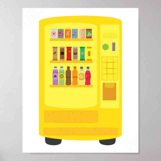 Poster Máquina de Venda (Frente)