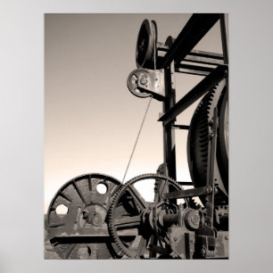 Póster Máquinas de colheita