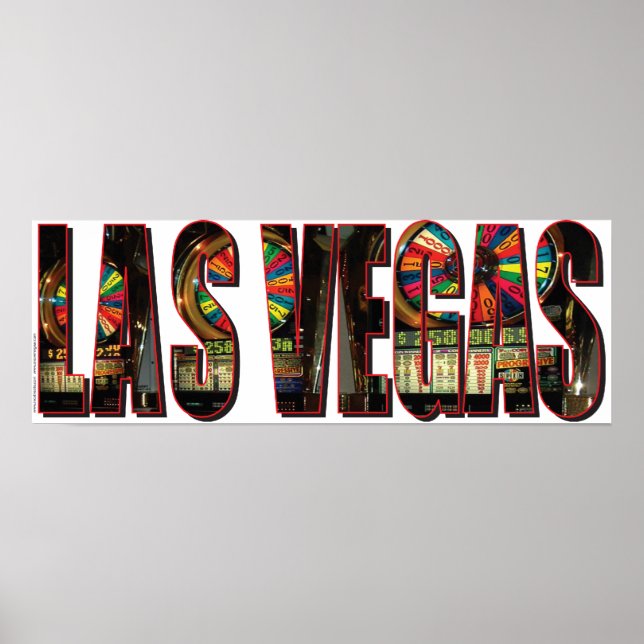 Poster Máquinas De Slot Las Vegas (Frente)