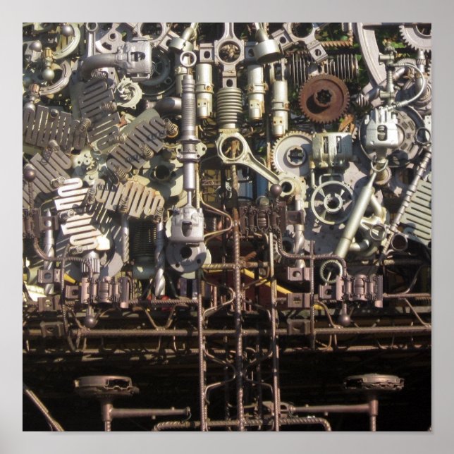 Poster Máquinas e aparelhos mecânicos a vapor (Frente)