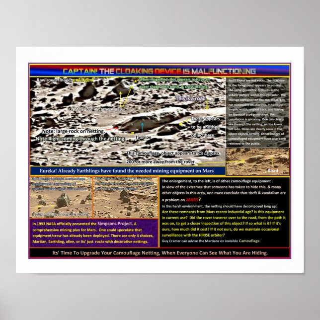 Poster Máquinas Mars Mascaradas (Frente)