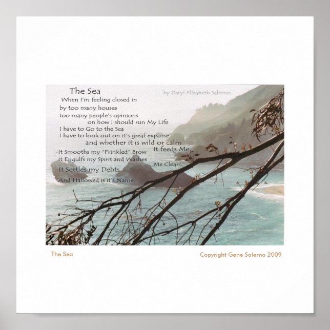 Póster Mar (Frente)