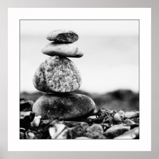 Poster Mar Báltico pedra