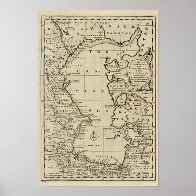 Poster Mar Cáspio (Frente)