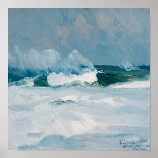 Poster Mar | Charles Herbert Woodbury - Impressionismo (Frente)