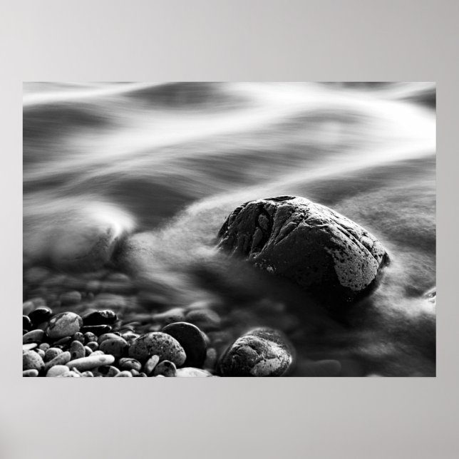 Poster Mar de exposição longa (Frente)