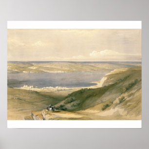 Póster Mar de Galilee ou de Genezareth, olhando para a