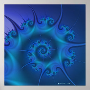 Poster Mar de olhos azuis