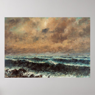 Poster Mar de Outono – Gustave Courbet