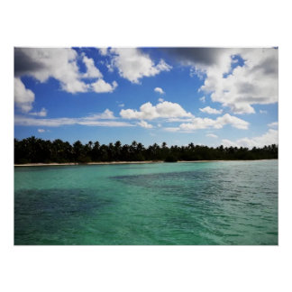 Póster Mar de República Dominicana