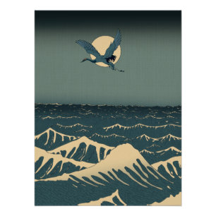 Póster Mar Japonês