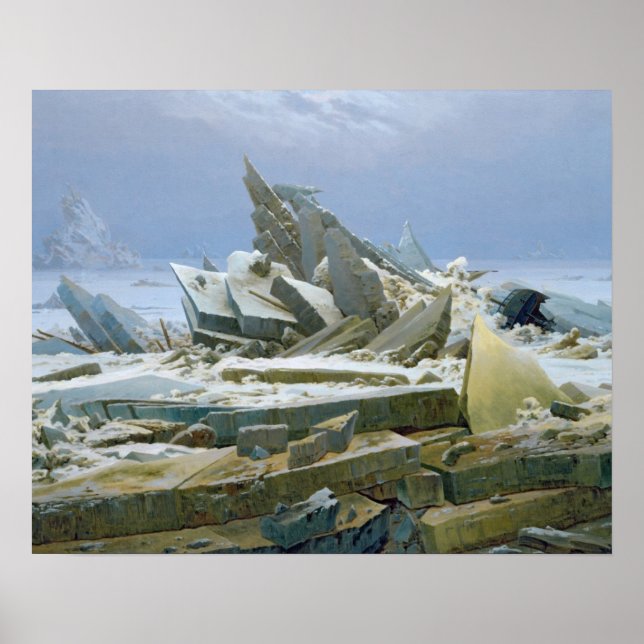 Poster Mar Polar, 1824 (Frente)