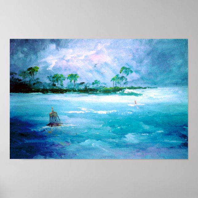 Poster Mar Tropical (Frente)