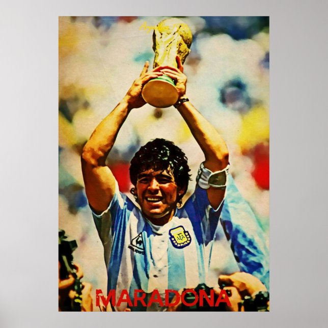 Poster Maradona - D10S (Frente)