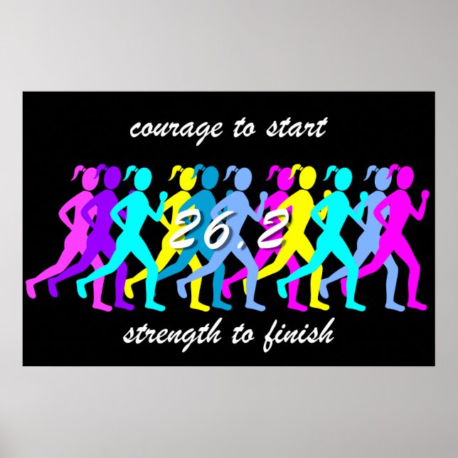 Póster maratona feminina (Frente)