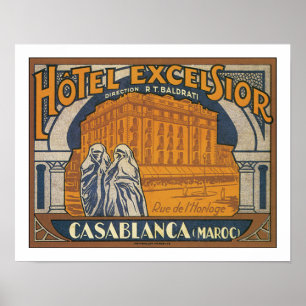 Poster Maravalhas Casablanca do hotel