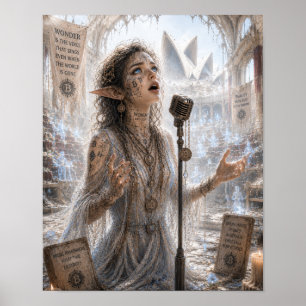 Poster Maravilha / Cantora / Palco da Ópera Australiana