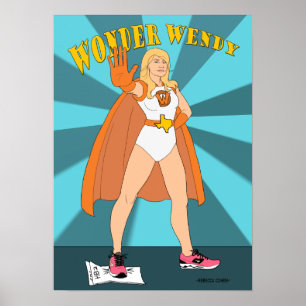 Póster Maravilha Wendy! Tributo a Wendy Davis