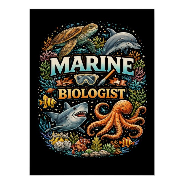 Póster Maravilhas do Reino Oceânico (Frente)