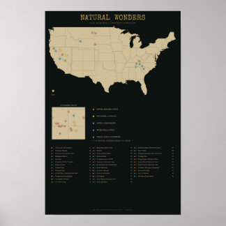 Poster Maravilhas Naturais - As Paisagens mais Estranhas 