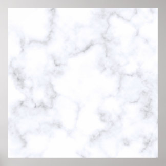 Poster Marble Branco