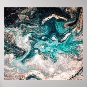 Poster Marble Handmade: Textura De Luxo Tradicional.