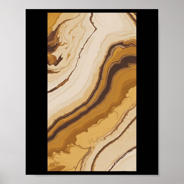 Poster Marble Marble Marble Laranja do Orgulho dia de os  (Frente)