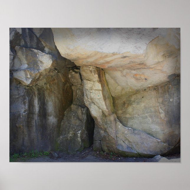 Poster Marble Rock Na Natural Bridge Nature (Frente)