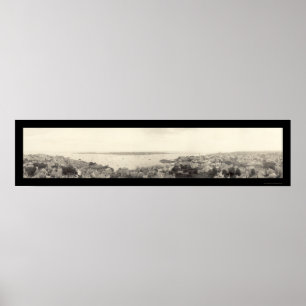 Poster Marblehead MÃE Birdseye Foto 1912