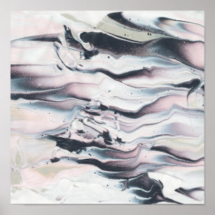 Póster Marbling V Crop